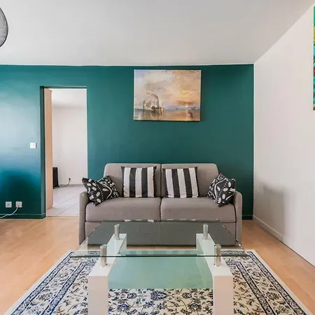 Grand T2 50m2 - 10min Paris Orly - Jacuzzi - Fan Apartamento